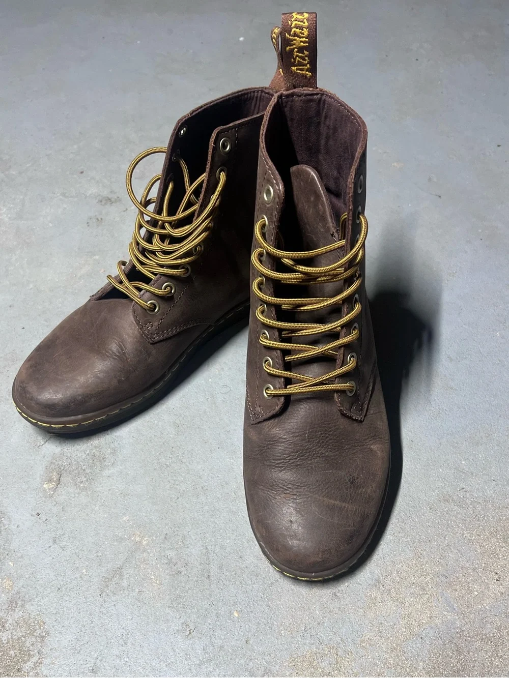 Dr. Martens Tobias Brown Leather Boots Size US 9 L / US 8 M